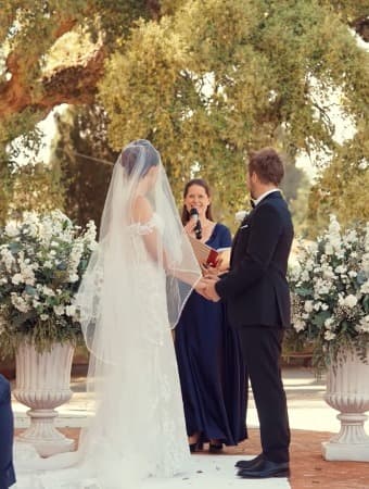 A beautiful wedding ceremony location.