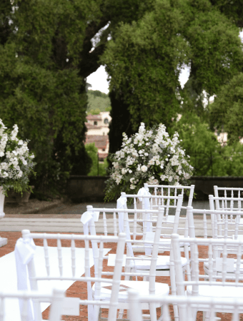 A beautiful wedding ceremony location.