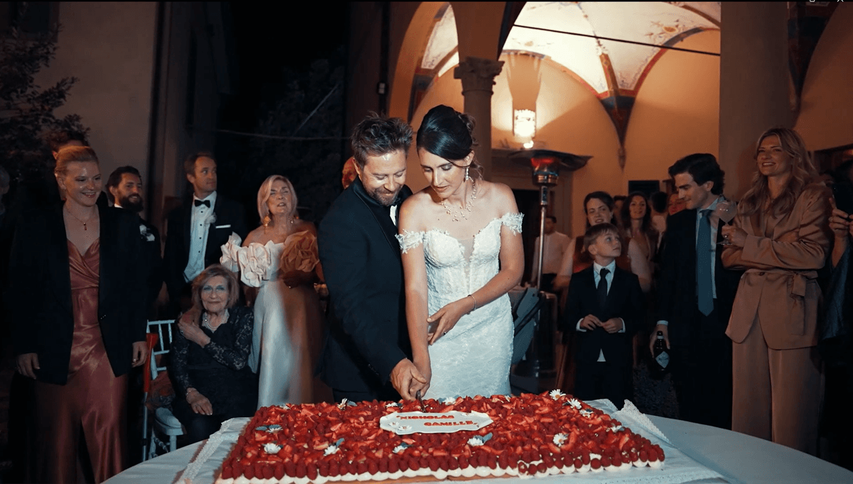 A stunning Italian villa wedding venue.